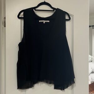 Black Layered Tank Top